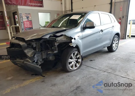 2013 Mitsubishi Outlander Sport Es from USA, damaged, VIN 4A4AP3AU3DE015631